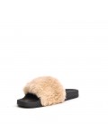 Winter fur slipper