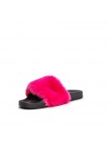 Winter fur slipper