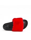 Winter fur slipper