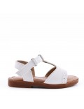 Sandale fille en simili cuir