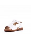 Sandale fille en simili cuir