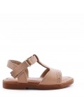 Sandale fille en simili cuir