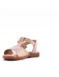 Sandale fille en simili cuir