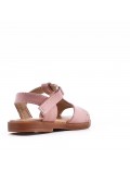 Sandale fille en simili cuir