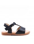 Sandale fille en simili cuir