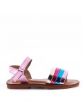 Sandale fille en simili cuir