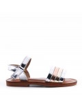 Sandale fille en simili cuir