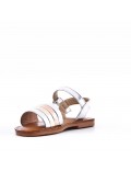 Sandale fille en simili cuir