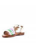 Sandale fille en simili cuir