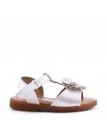 Sandale fille en simili cuir