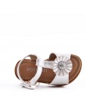 Sandale fille en simili cuir