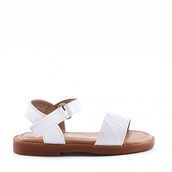 Sandale fille en simili cuir