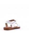 Sandale fille en simili cuir