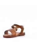 Sandale fille en simili cuir