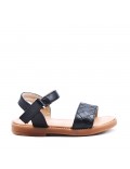 Sandale fille en simili cuir