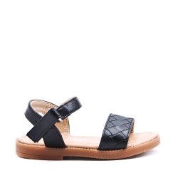 Sandale fille en simili cuir