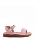 Sandale fille en simili cuir