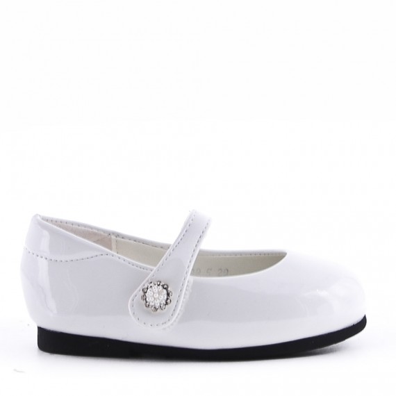 Ballerine fille en simili cuir 