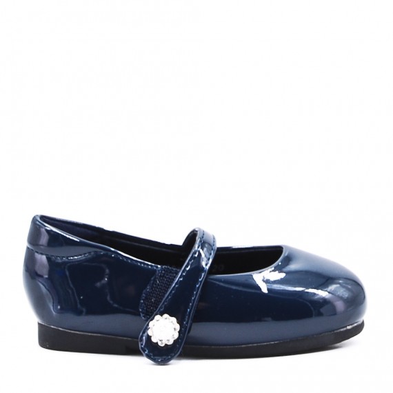 Ballerine fille en simili cuir 