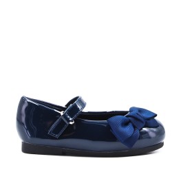 Ballerine fille en simili cuir 