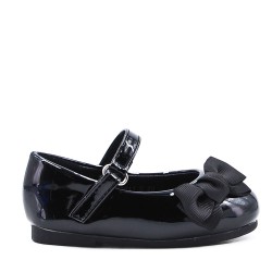 Ballerine fille en simili cuir 