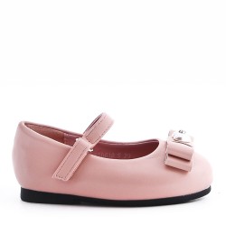 Ballerine fille en simili cuir 