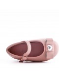 Girl's ballerina in faux leather