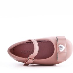 Girl's ballerina in faux leather