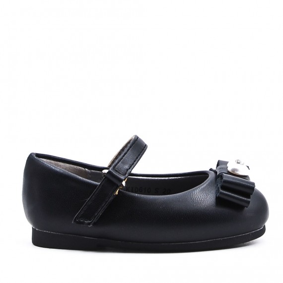 Ballerine fille en simili cuir 