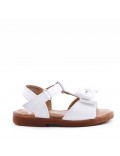 Girl's faux leather sandal