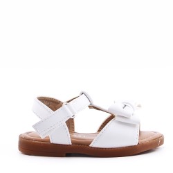 Sandale fille en simili cuir