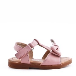 Sandale fille en simili cuir