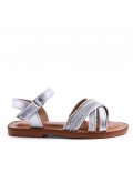 Sandale fille en simili cuir