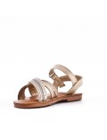 Sandale fille en simili cuir