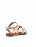 Sandale fille en simili cuir