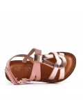 Sandale fille en simili cuir