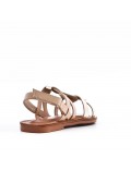 Sandale fille en simili cuir