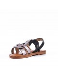 Sandale fille en simili cuir