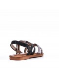 Sandale fille en simili cuir