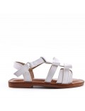 Sandale fille en simili cuir