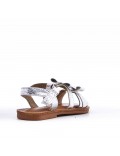 Sandale fille en simili cuir