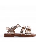 Sandale fille en simili cuir