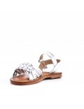 Girl's faux leather sandal