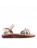 Sandale fille en simili cuir