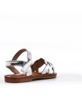 Sandale fille en simili cuir