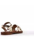 Sandale fille en simili cuir