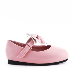 Ballerine fille en simili cuir 