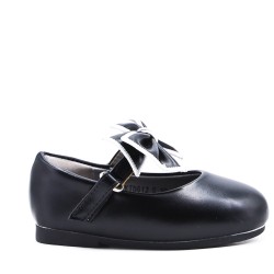 Ballerine fille en simili cuir 