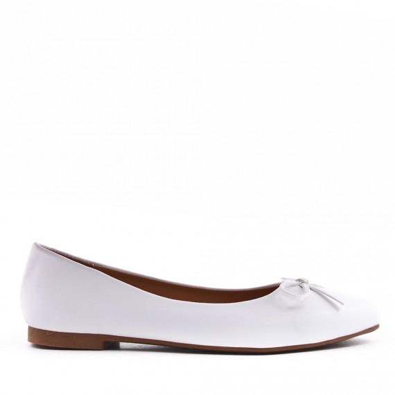 Ballerine confort en simili cuir