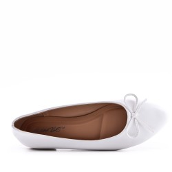 Ballerine confort en simili cuir